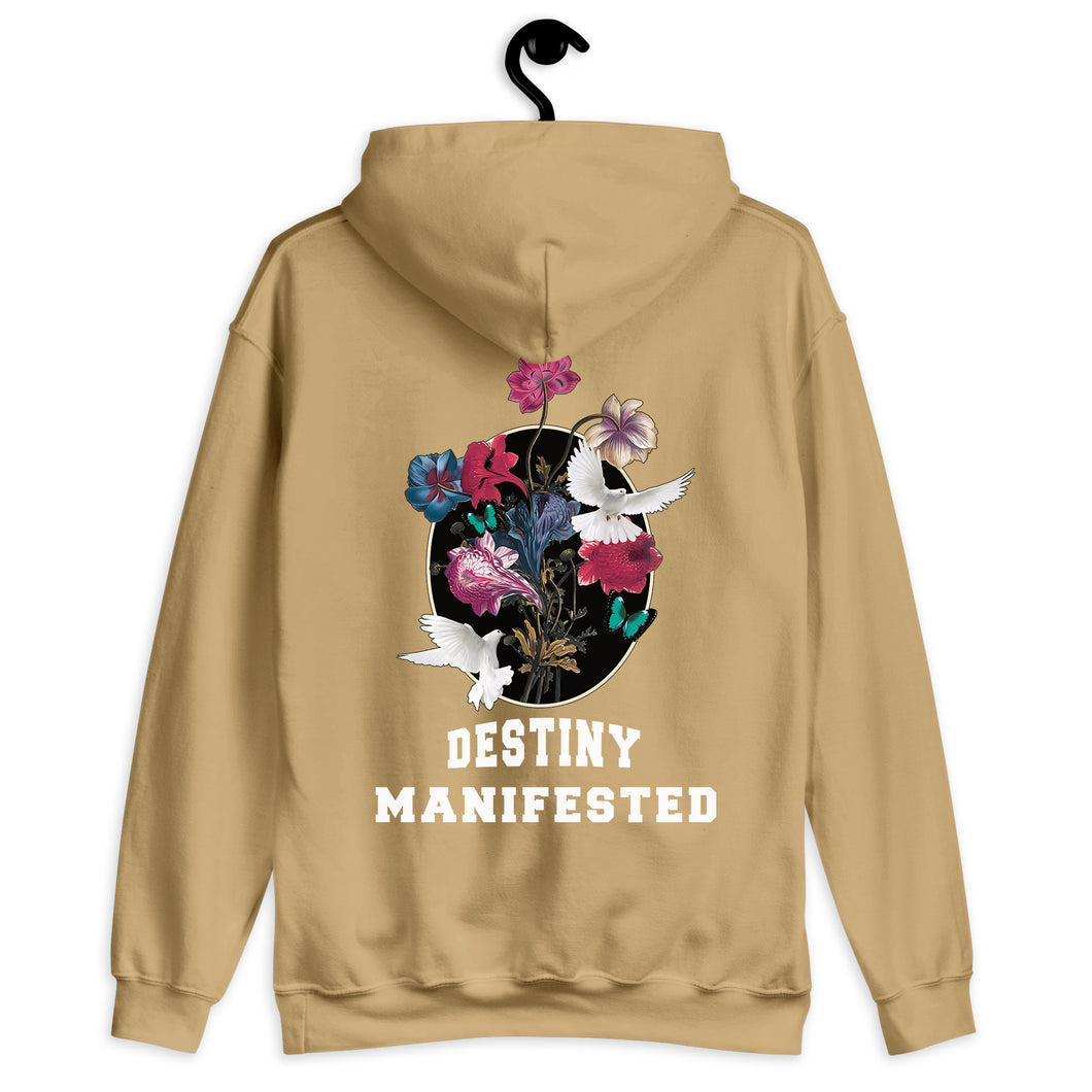 Destiny Manifested Hoodie Back - Burning Buddha Clothing Co.