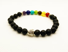 7 Power Chakra Lava Stone Bracelet