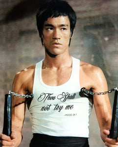 Bruce Lee 'Thou Shall Not Try Me' Celebri-Tee Hoodie